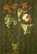 Francisco de Zurbaran flower vase oil on canvas